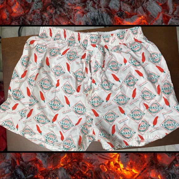 Cute Tabasco Hot Sauce Boxer Shorts - Picture 2 of 6